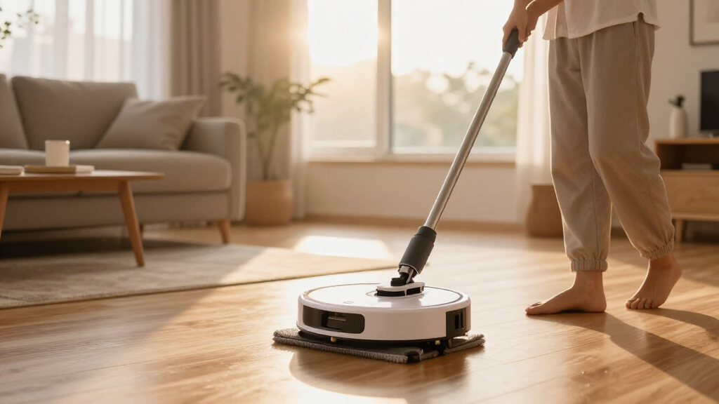 robotic mops with auto cleaning base