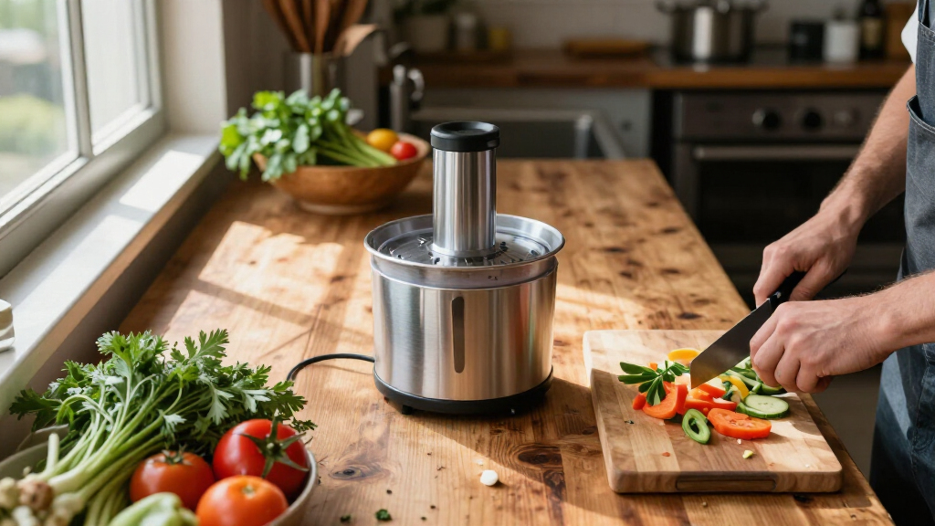 food processor for restaurant kitchen