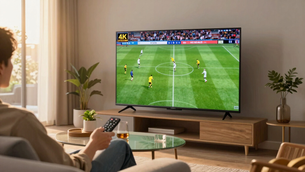 4K TVs for soccer watch parties