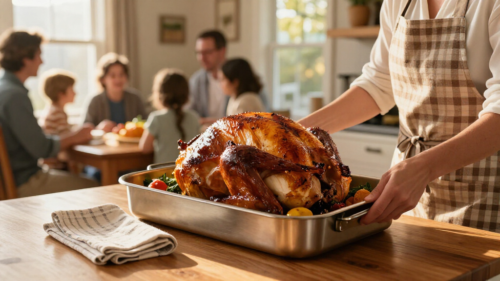 Thanksgiving turkey roasting pans