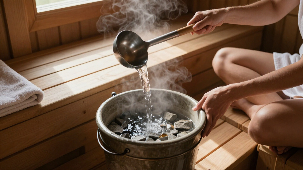 heatwave sauna bucket and ladle