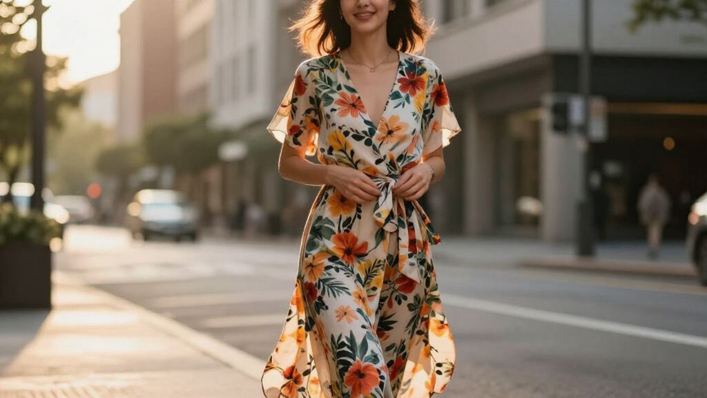 floral wrap dresses
