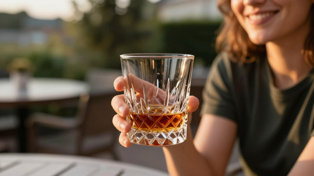 crystal whiskey glasses