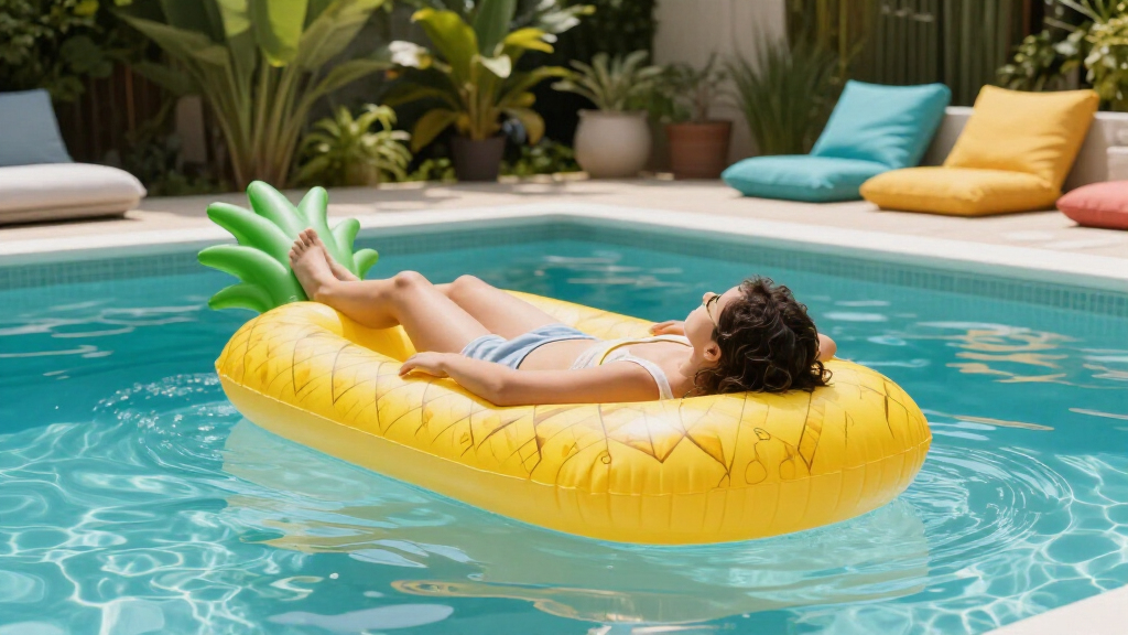 inflatable pool floats