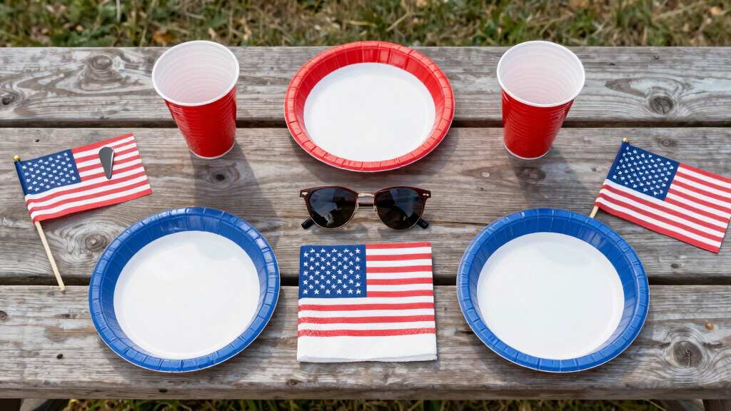 patriotic outdoor party supplies