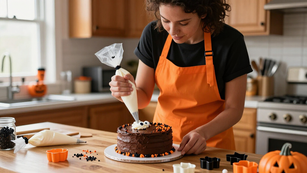 Halloween cake decorating supplies