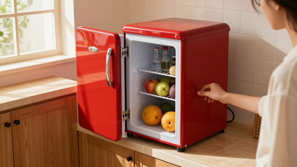 best retro mini fridges