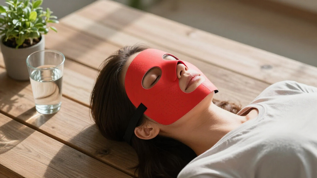 red light therapy mask