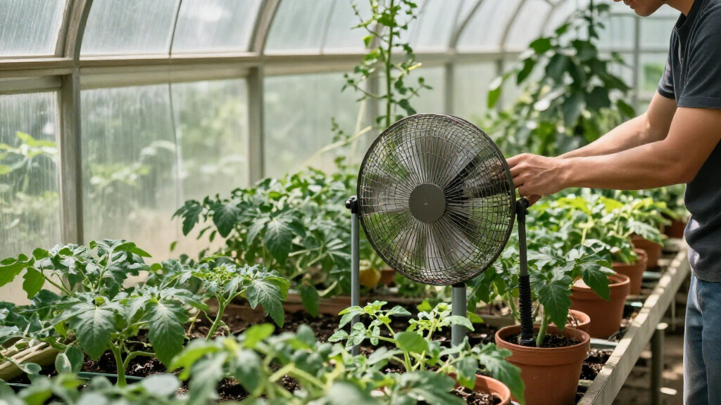 heat-tolerant greenhouse fans