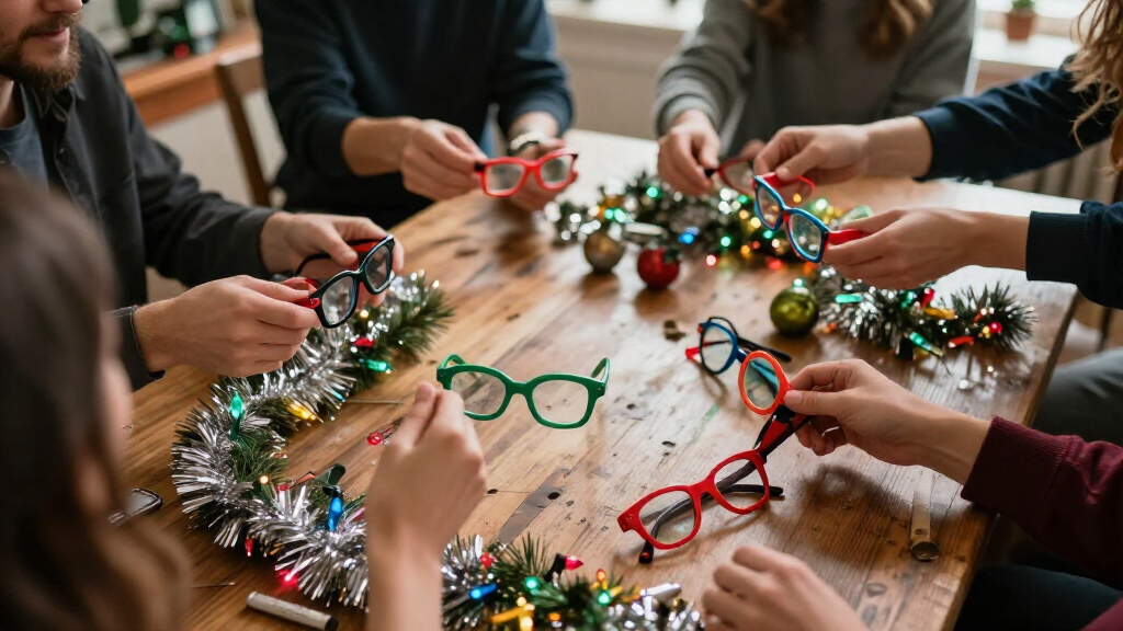 best holiday novelty glasses