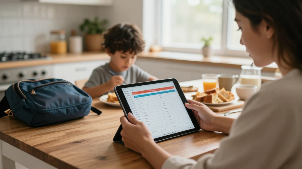 tablet for co parenting schedules and school apps