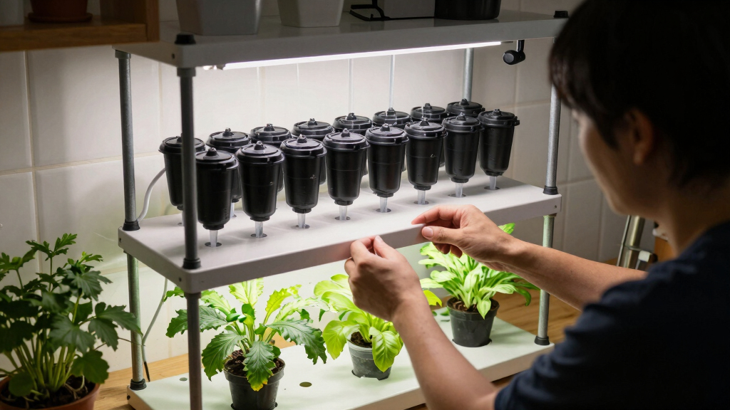 best hydroponic grow shelf system