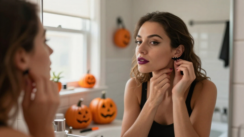 spooky Halloween earrings