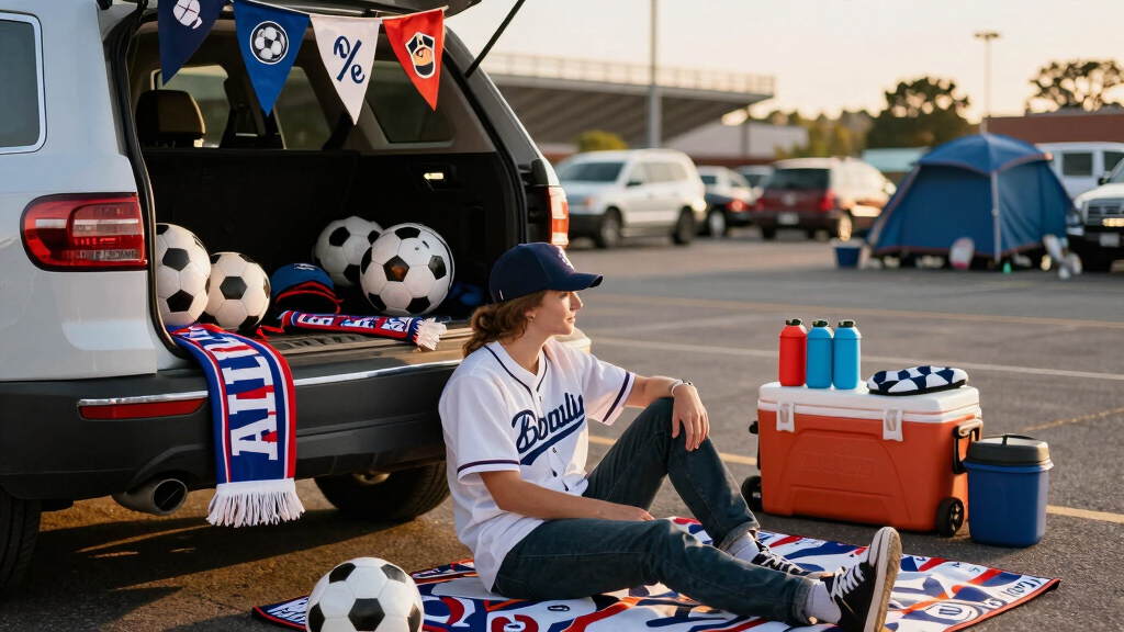 soccer fan tailgating gear