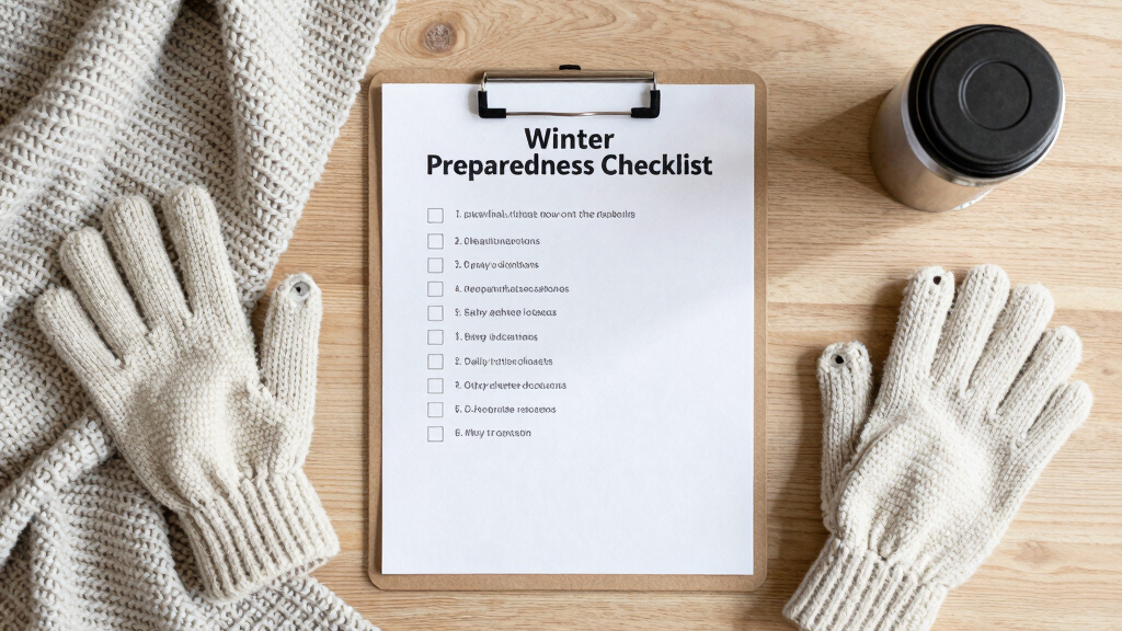 winter preparedness checklist printable