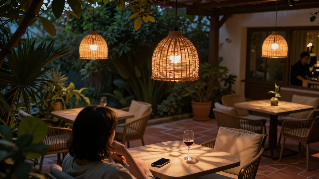 lighting fixtures for a warm country ambiance