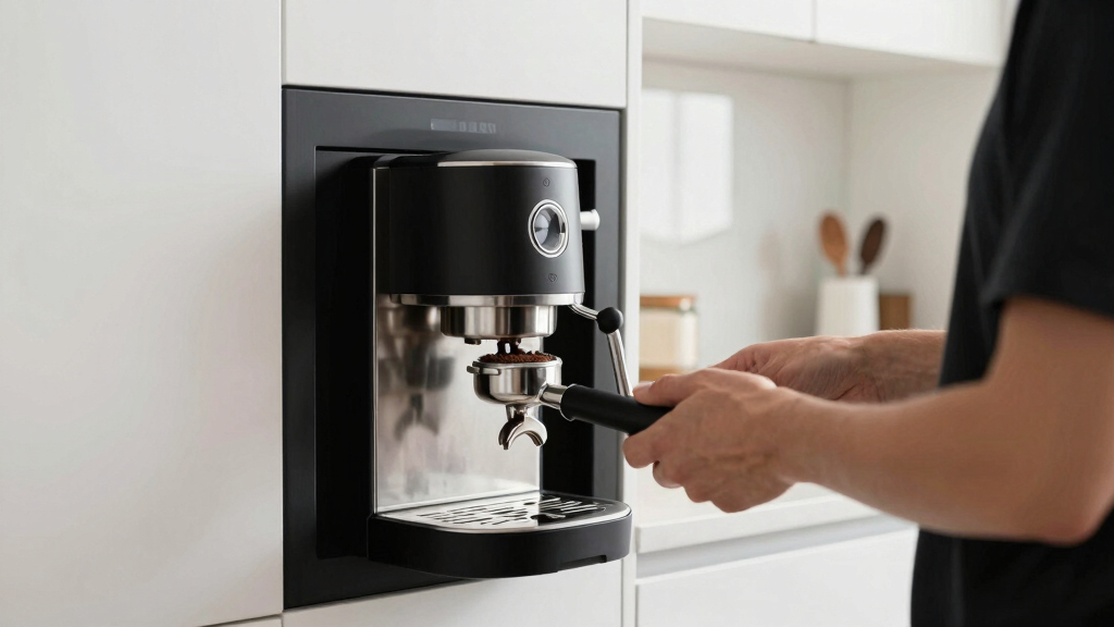 high end coffee machines built in