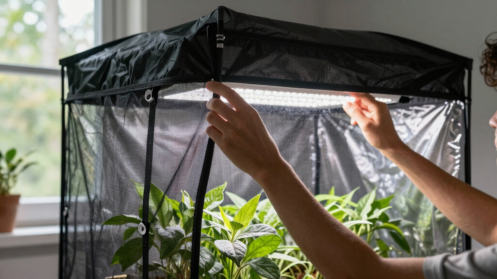 best grow tent kit with led light