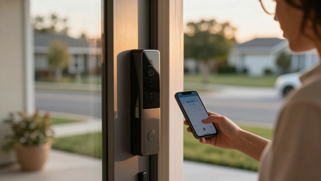 smart lock with integrated camera