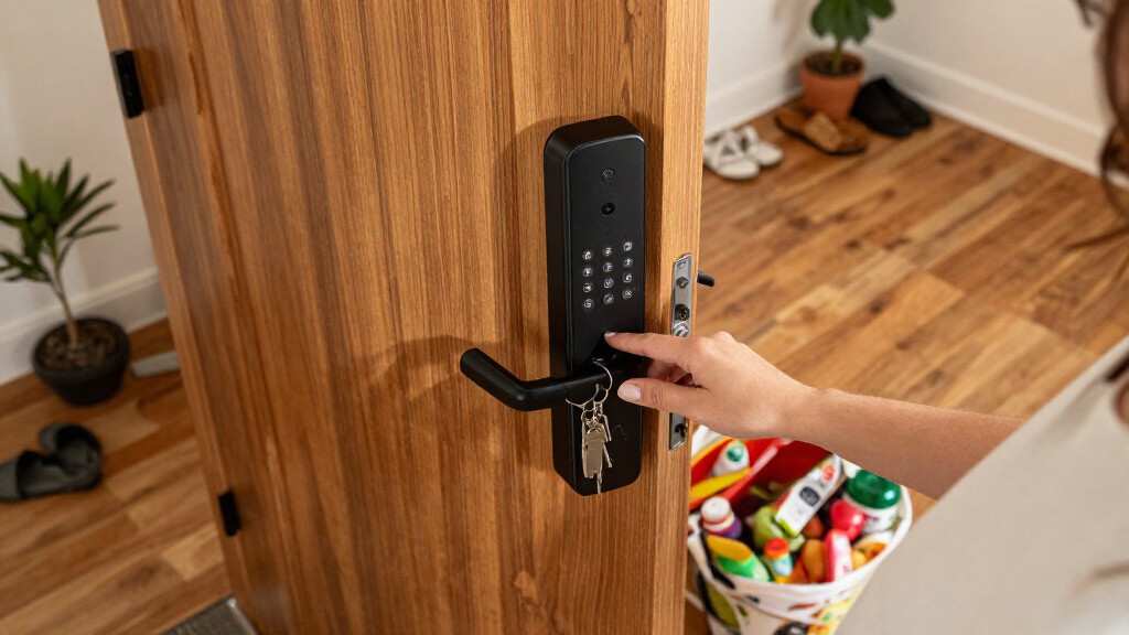 smart door locks with keypad