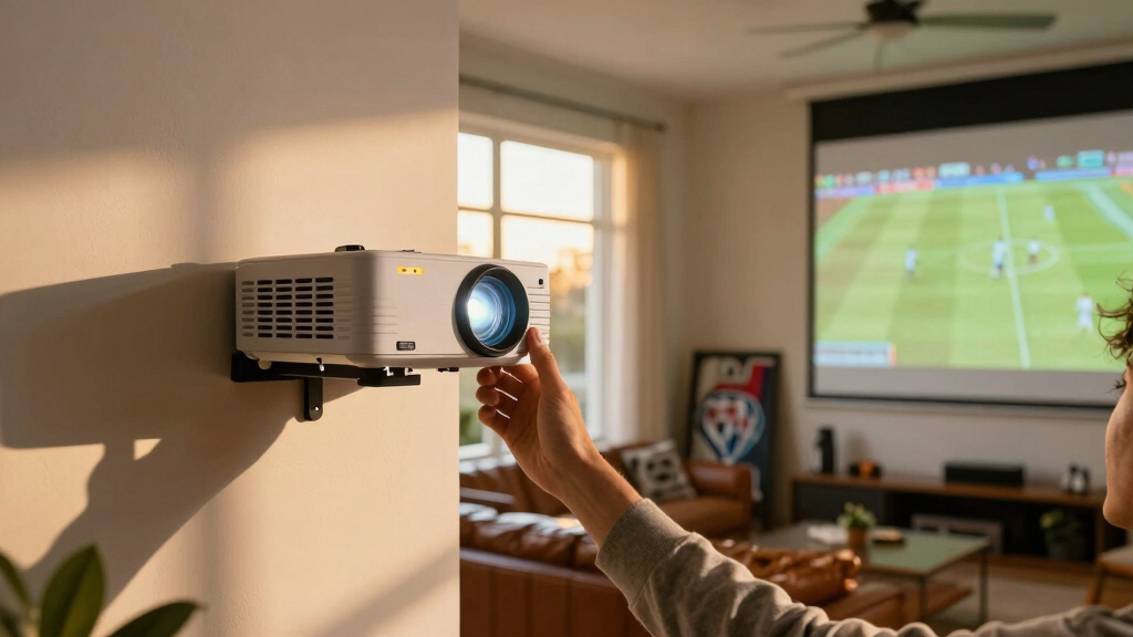 best high brightness projector for sports bars at home