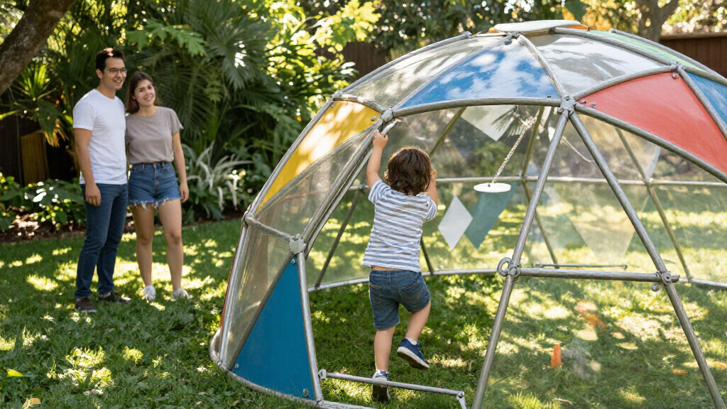 backyard climbing dome