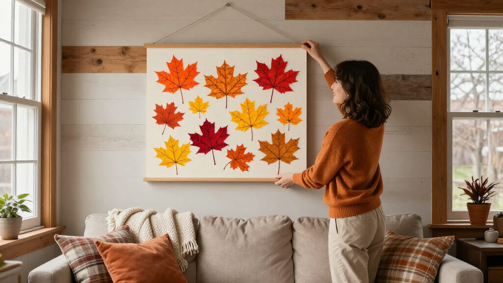 fall-themed wall art