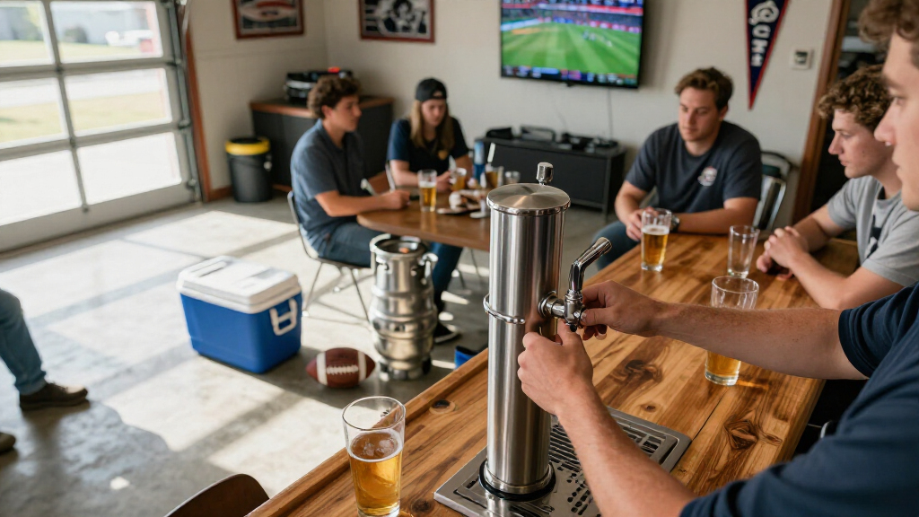 best kegerator for garage sports lounge