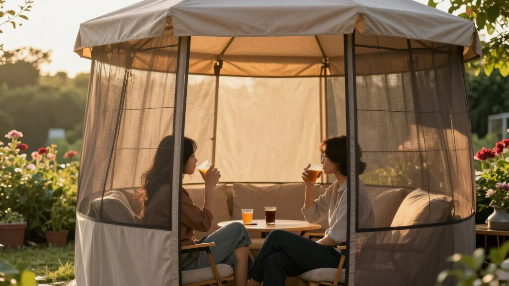 portable gazebo screen room