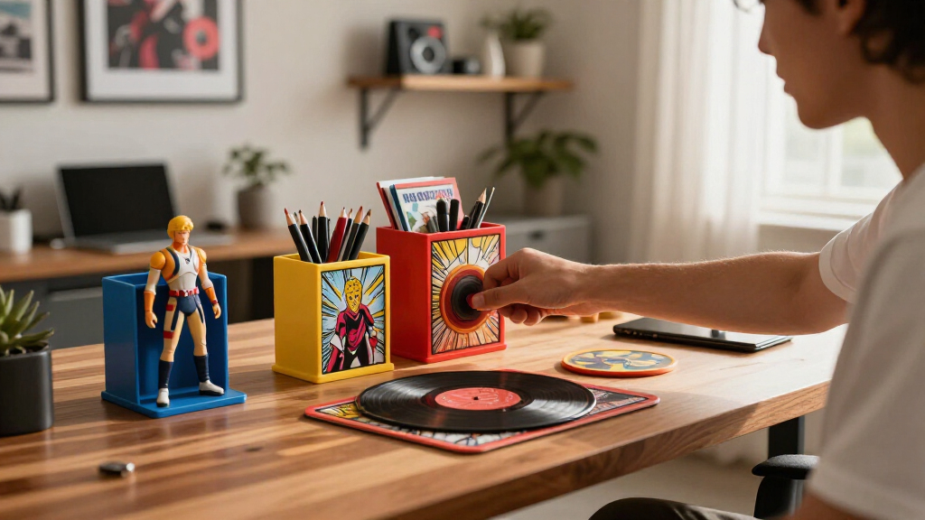 pop culture-themed desk accessories