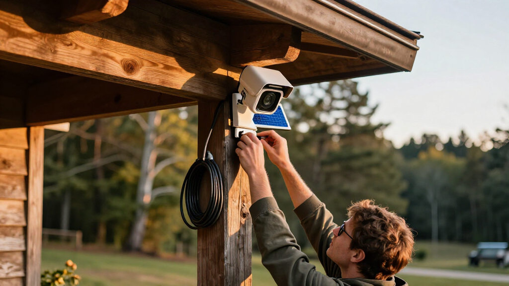 solar powered security cameras