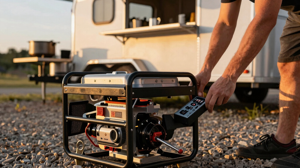 best electric start generators for mobile kitchens