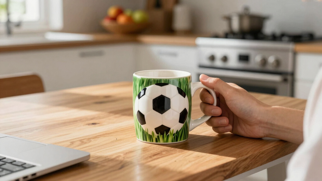 soccer-themed coffee mugs