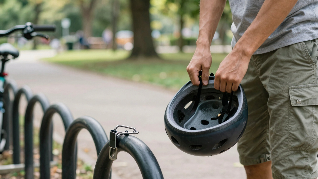 helmet locks for security