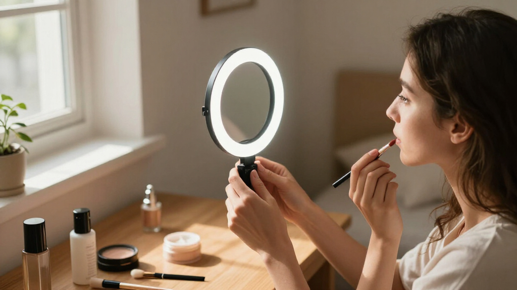 women's portable LED ring lights