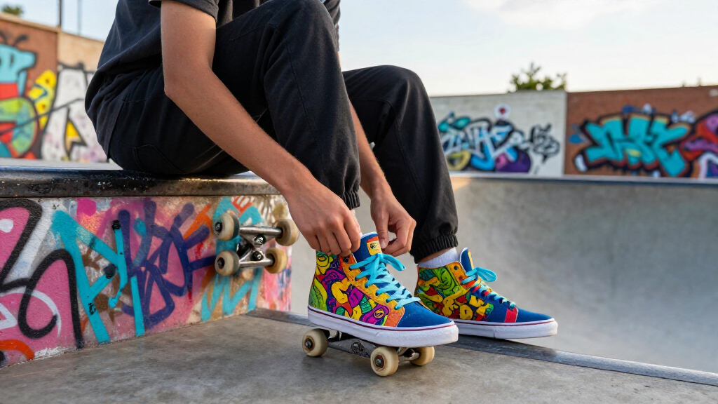 best colorful skate shoes