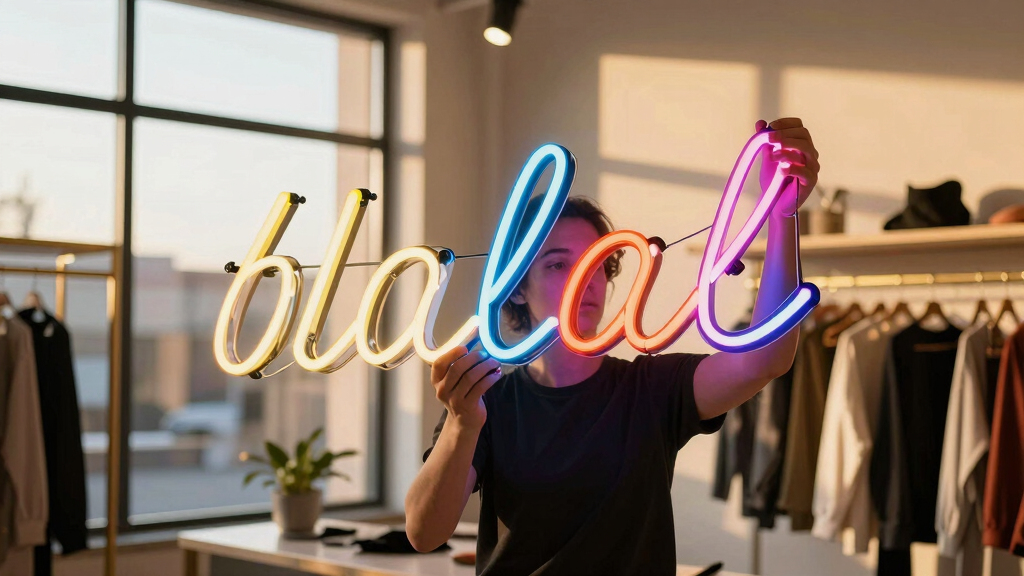 best large custom neon name lights