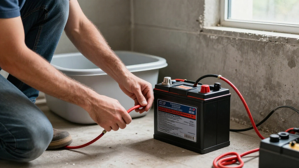 sump pump battery backup system