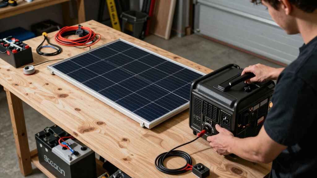 solar-powered backup generators