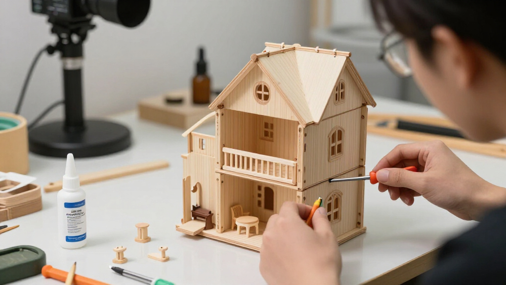 premium wooden dollhouse sets
