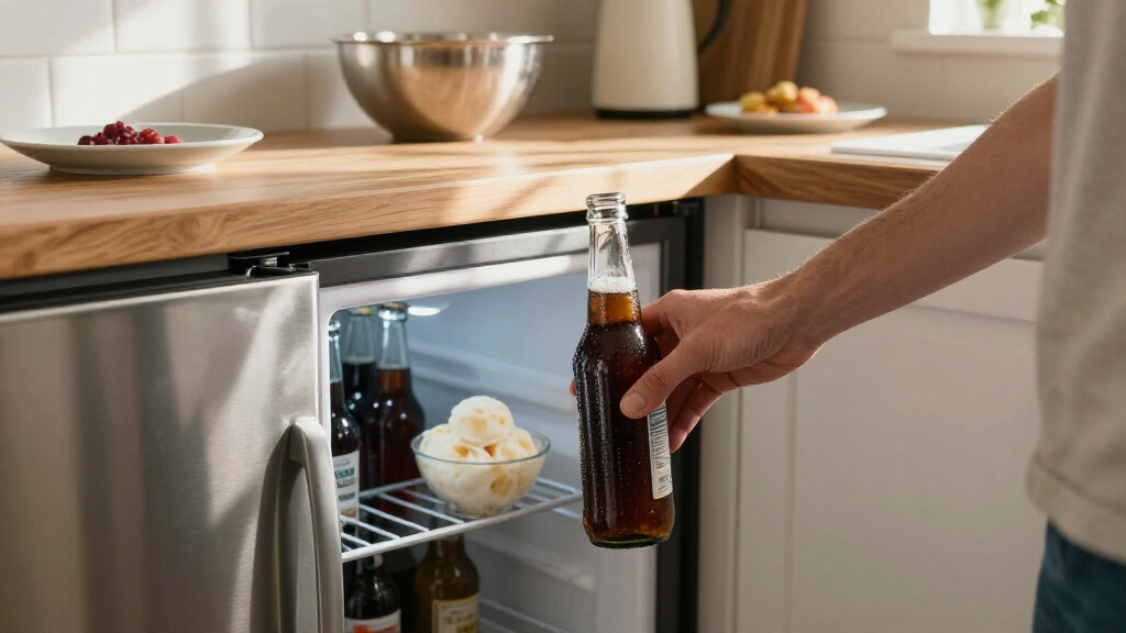 beer fridge for bottles