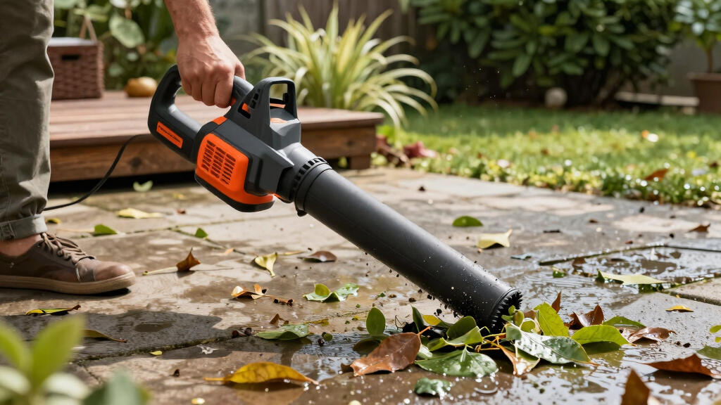 best battery leaf blowers for wet leaves