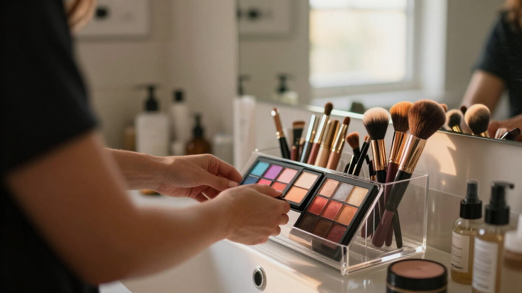 makeup organizers for back to school
