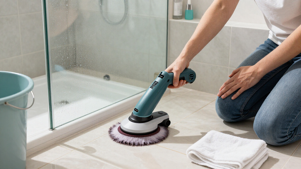 cordless electric spin scrubbers