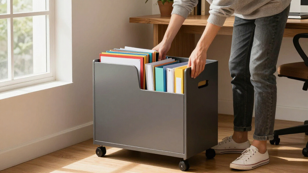 best rolling storage cabinet for paperwork