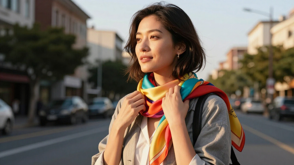 best silk scarves amazon