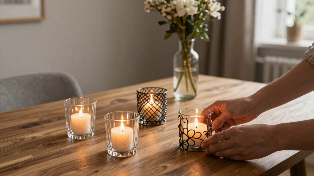 decorative candle holders