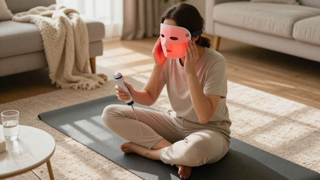 red light therapy plus microcurrent device