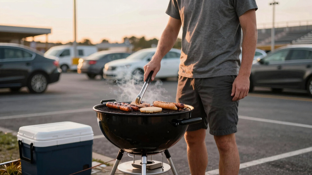 best portable grill for stadium parking lot cookouts