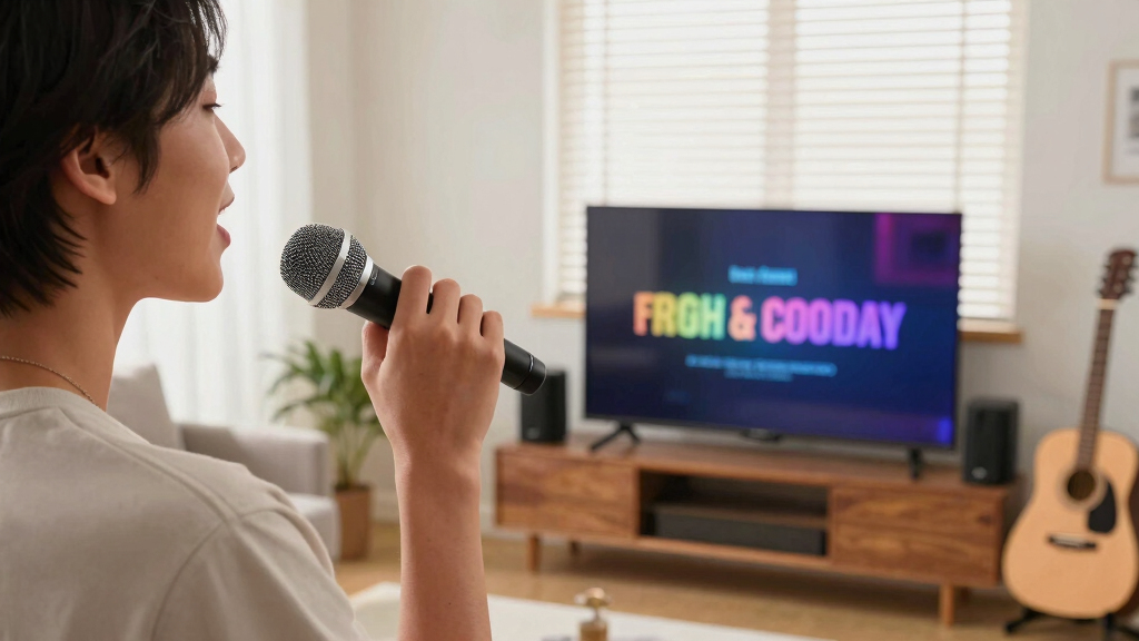 wireless Bluetooth karaoke microphone